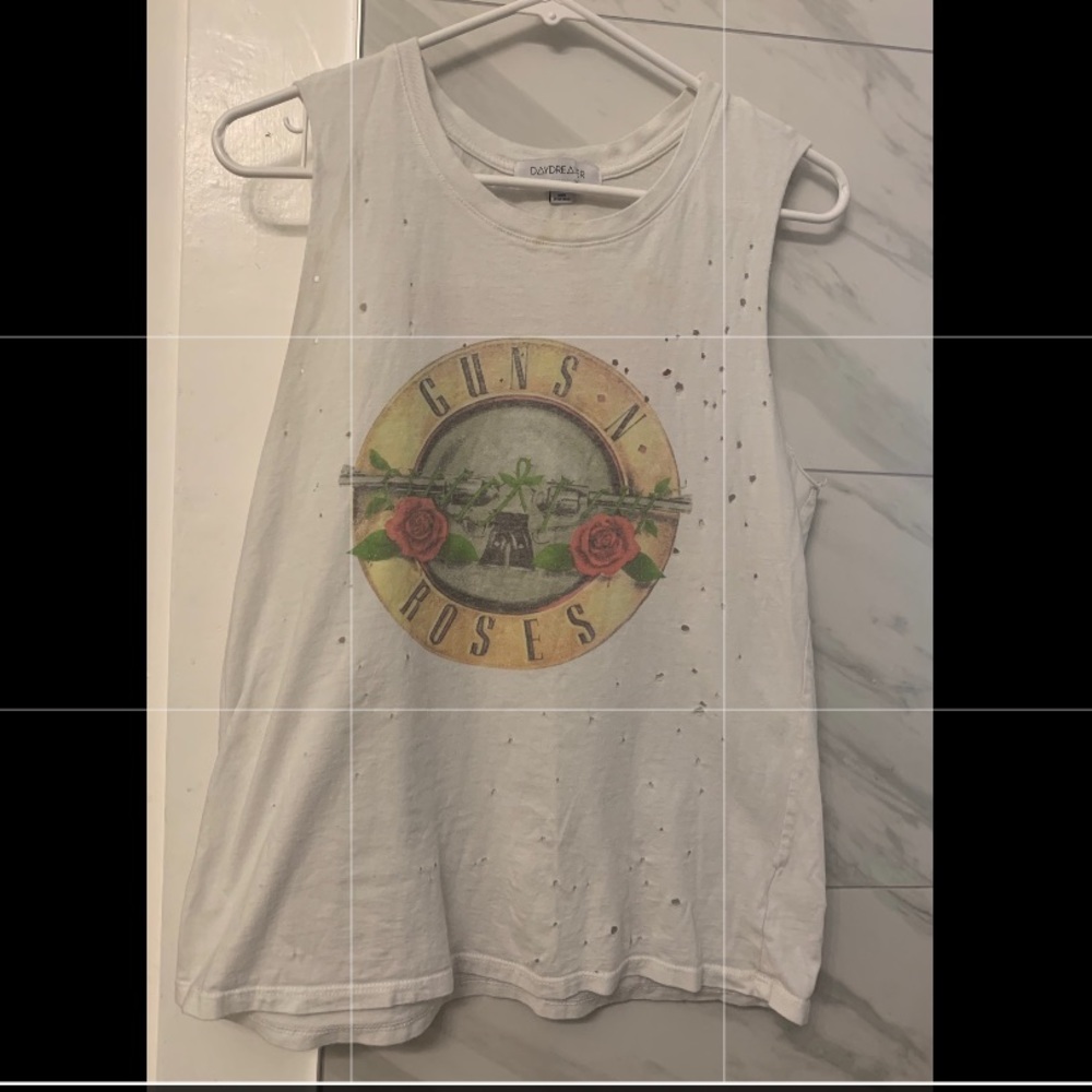 Guns N Roses Cutout Top